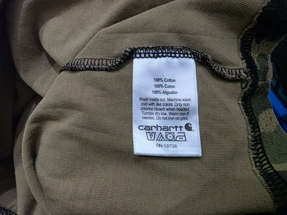 Playera Carhartt Mujer Grande L Camoflaje ,amga Larga