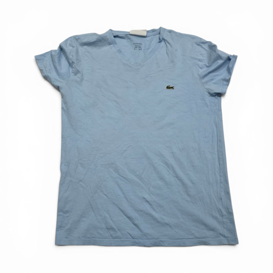 Playera Lacoste Chica S Fr 3 Azul Claro