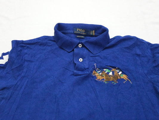 Playera Polo Ralph Lauren Chico S Azul