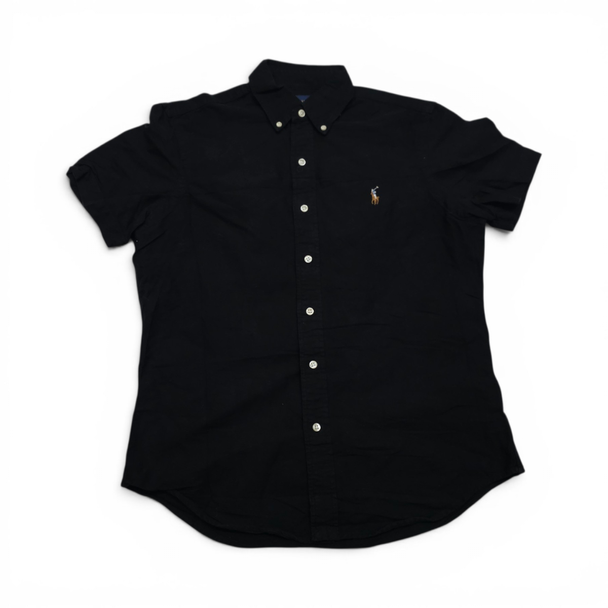 Camisa Classic Fit Ralph Lauren Chicos Negro Pony Colores