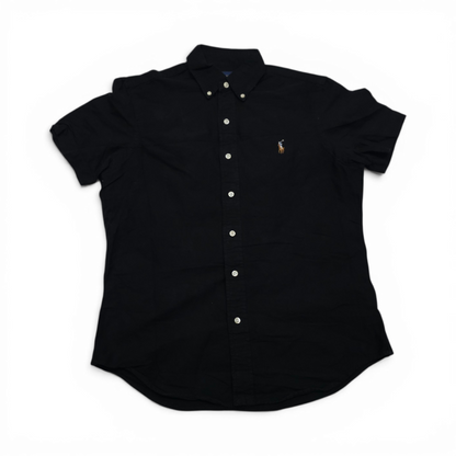 Camisa Classic Fit Ralph Lauren Chicos Negro Pony Colores