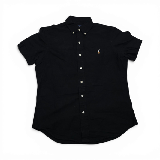 Camisa Classic Fit Ralph Lauren Chicos Negro Pony Colores