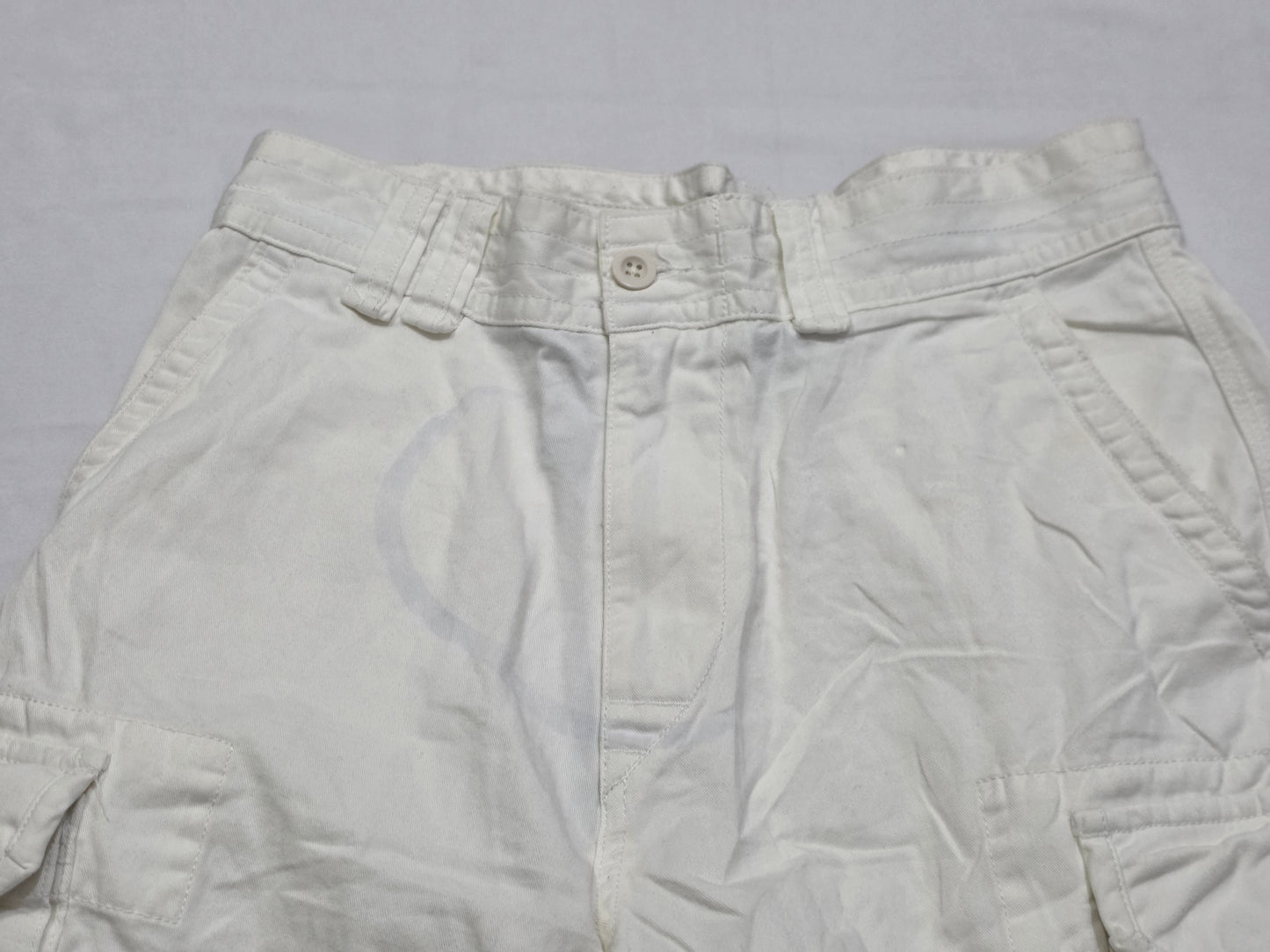 Bermuda Cargo Ralph Lauren Talla 30 Blanco