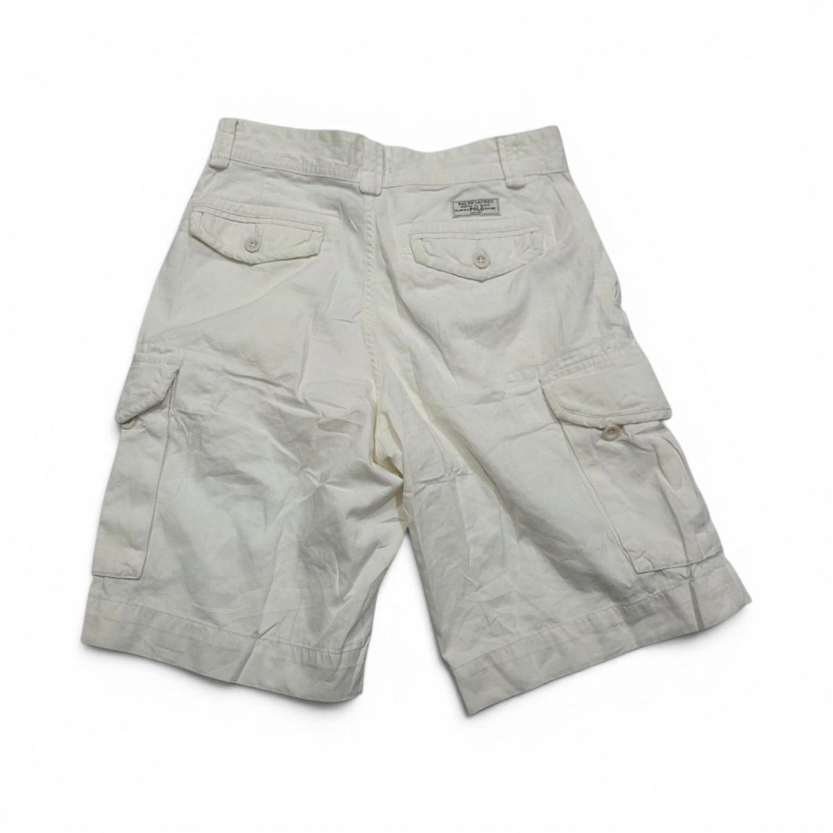 Bermuda Cargo Ralph Lauren Talla 30 Blanco