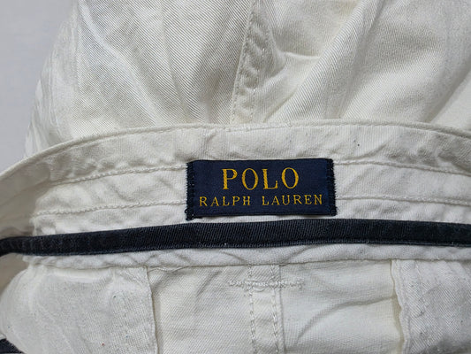Bermuda Cargo Ralph Lauren Talla 30 Blanco