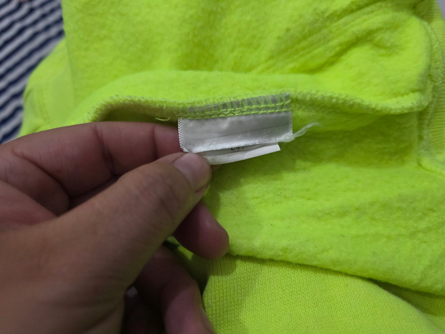 Sudadera Carhartt Chico S Verde Fosforescente