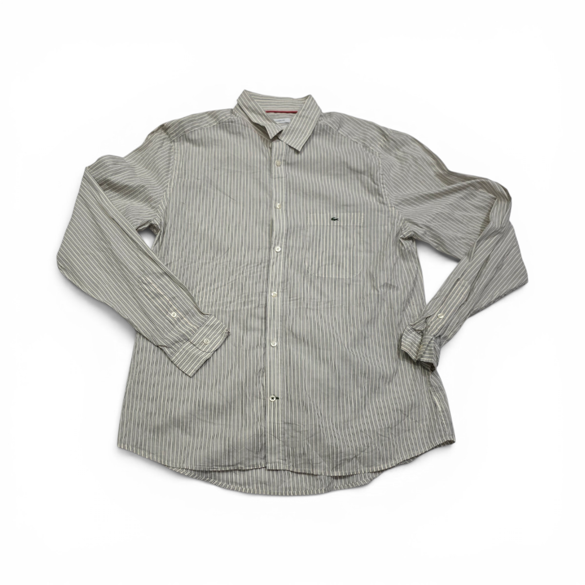 Camisa Lacoste Grande L 42 Cafe Moderm Fit
