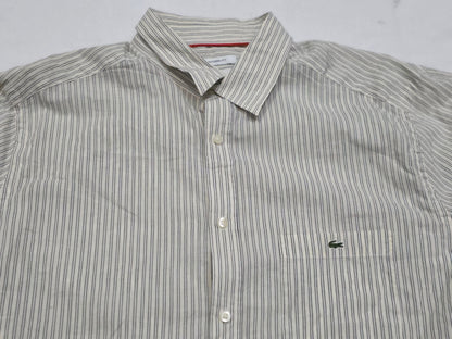 Camisa Lacoste Grande L 42 Cafe Moderm Fit