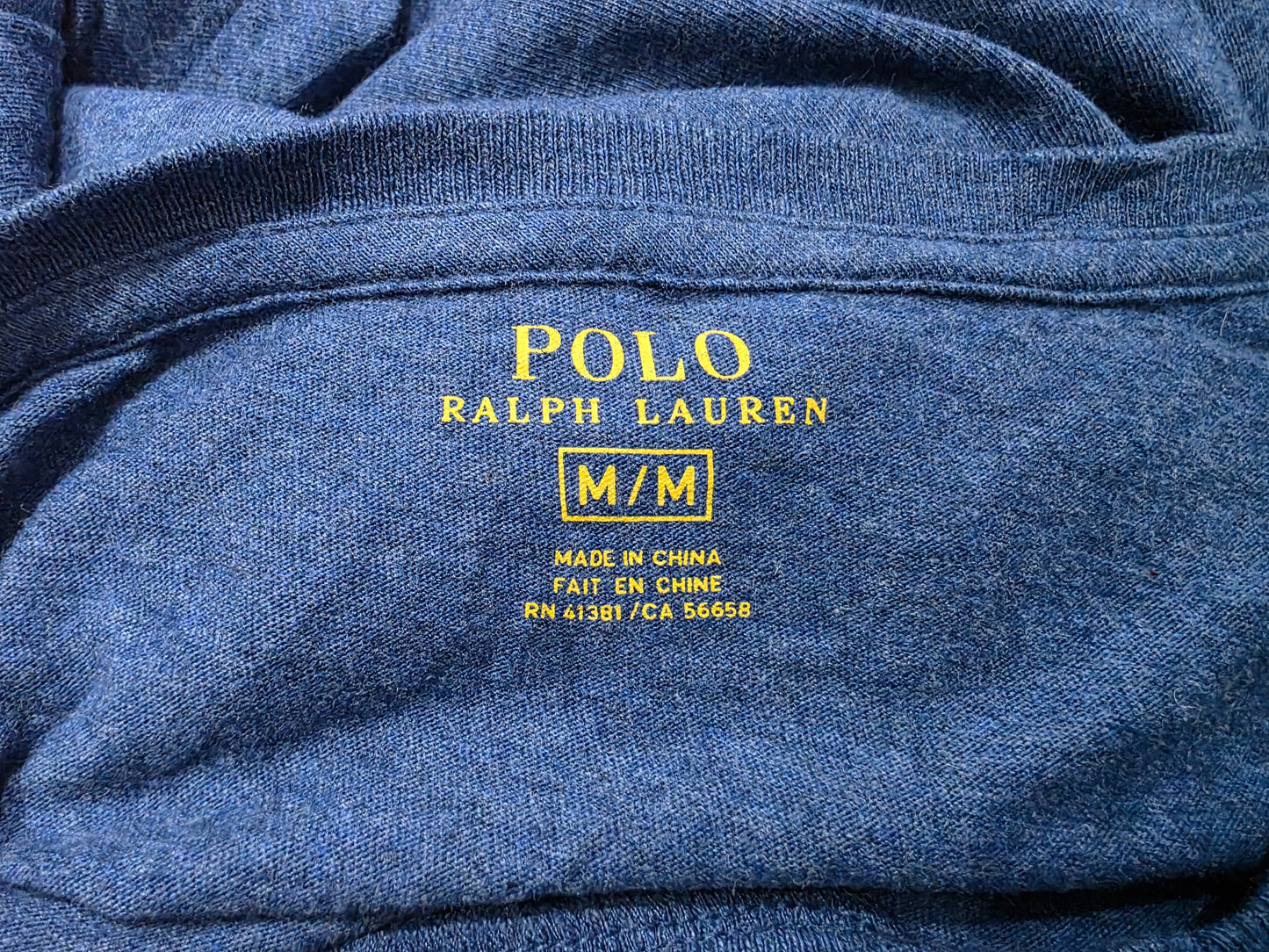 Playera Ralph Lauren Mediana M Azul Marino