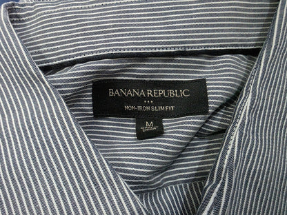 Camisa Banana Republic Mediana M Azul Lineas