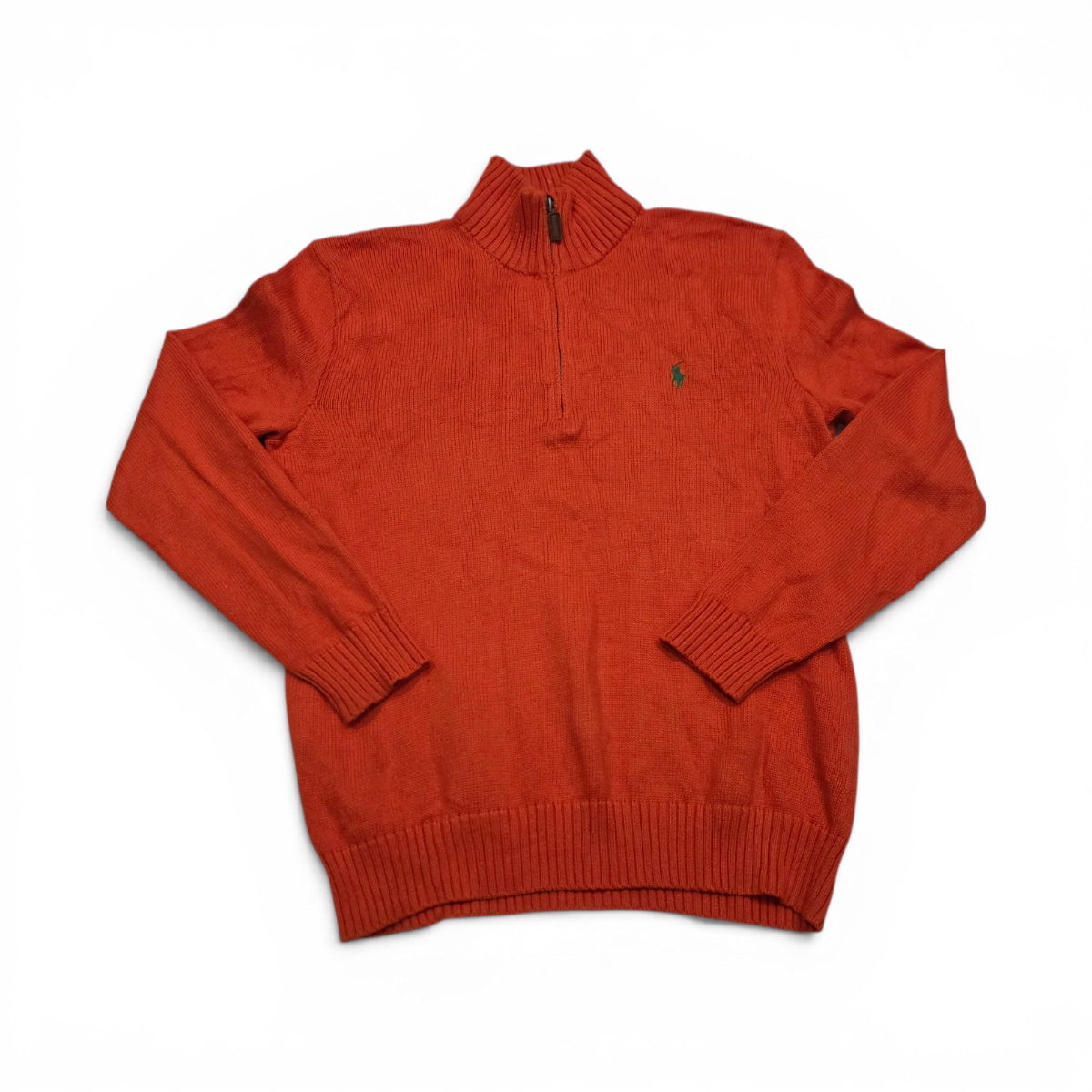Sueter Ralph Lauren Mediana M Naranja Pony Verde