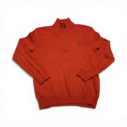 Sueter Ralph Lauren Mediana M Naranja Pony Verde