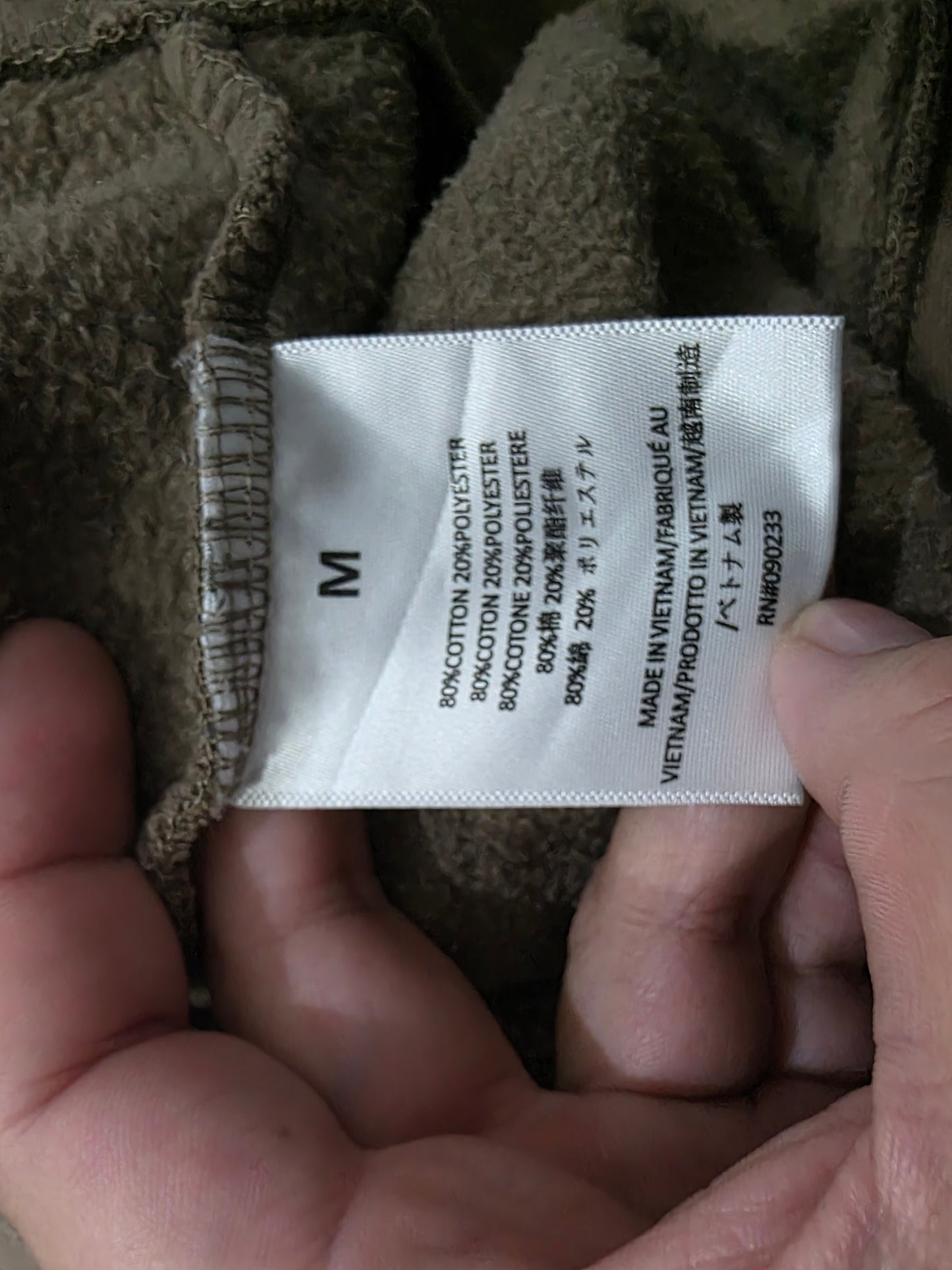 Sudadera Essentials Mediana M Cafe Deslavado