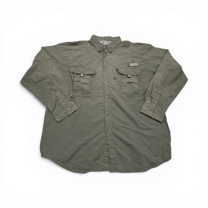 Camisa Columbia Grande L Verde