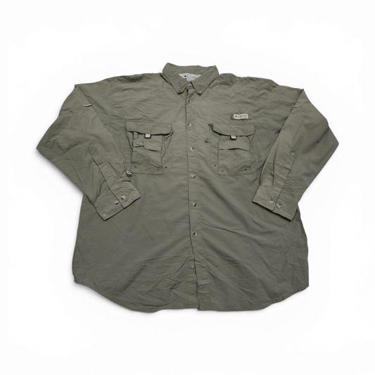 Camisa Columbia Grande L Verde