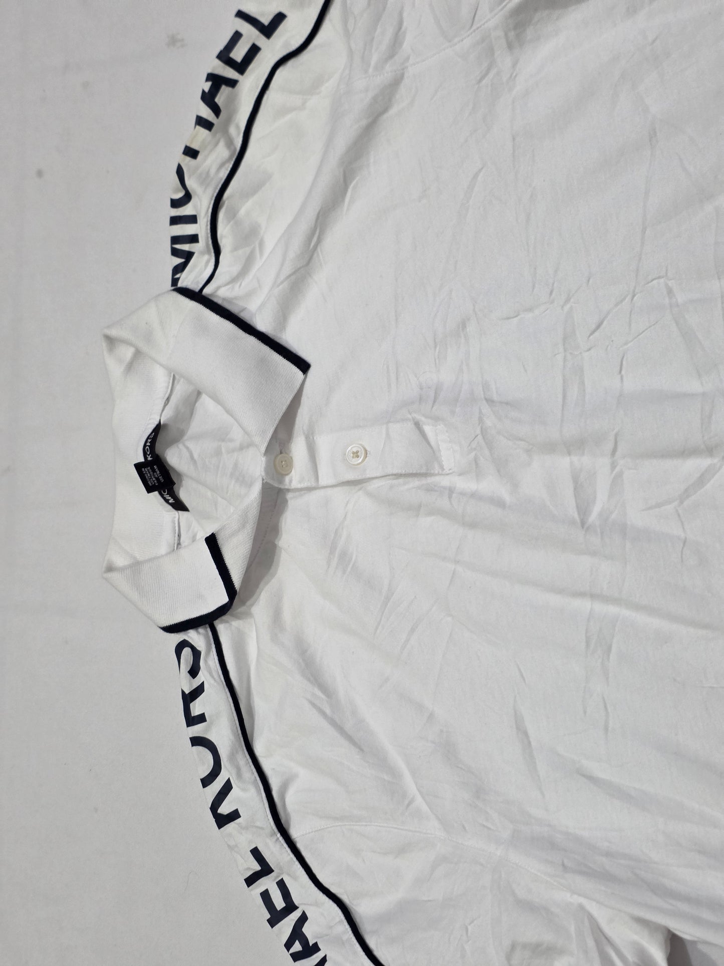 Playera Polo Michael Kors Grande L Blanco