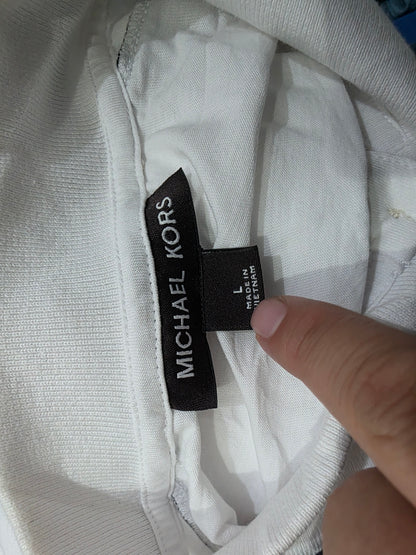 Playera Polo Michael Kors Grande L Blanco