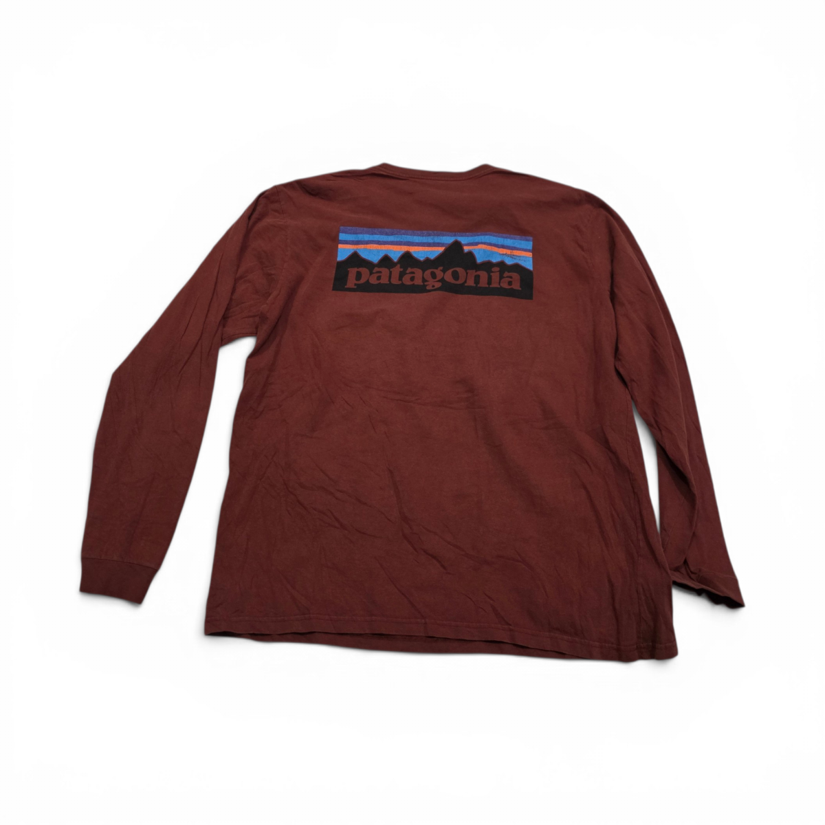 Playera Patagonia Grande L Vino Manga Larga