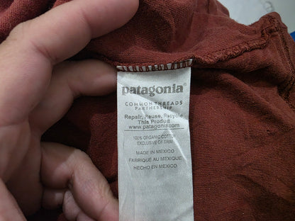 Playera Patagonia Grande L Vino Manga Larga