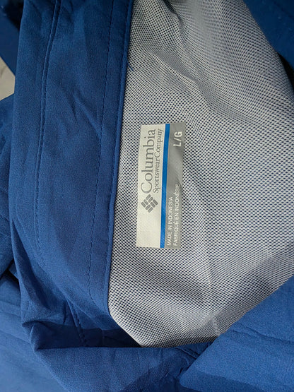Camisa Columbia Grande L Azul