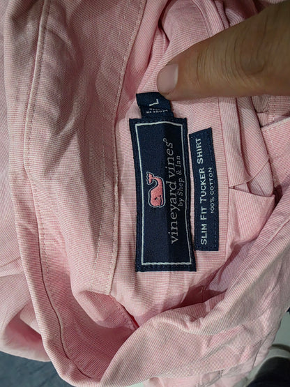 Camisa Vineyard Vines Grande L Rosa