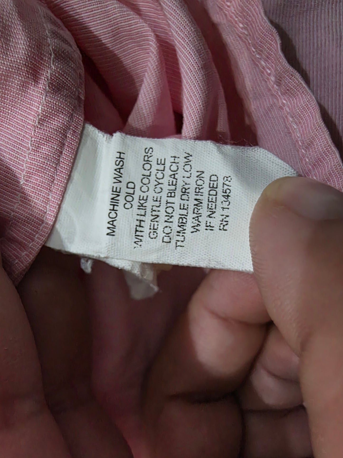 Camisa Vineyard Vines Grande L Rosa