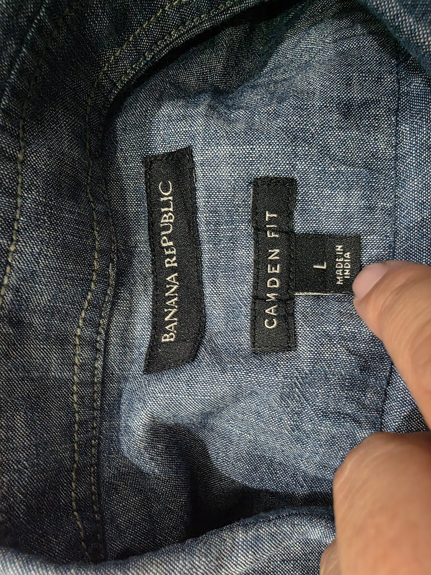 Camisa Banana Republic Grande L Azu