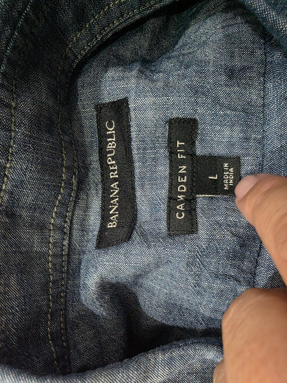 Camisa Banana Republic Grande L Azu