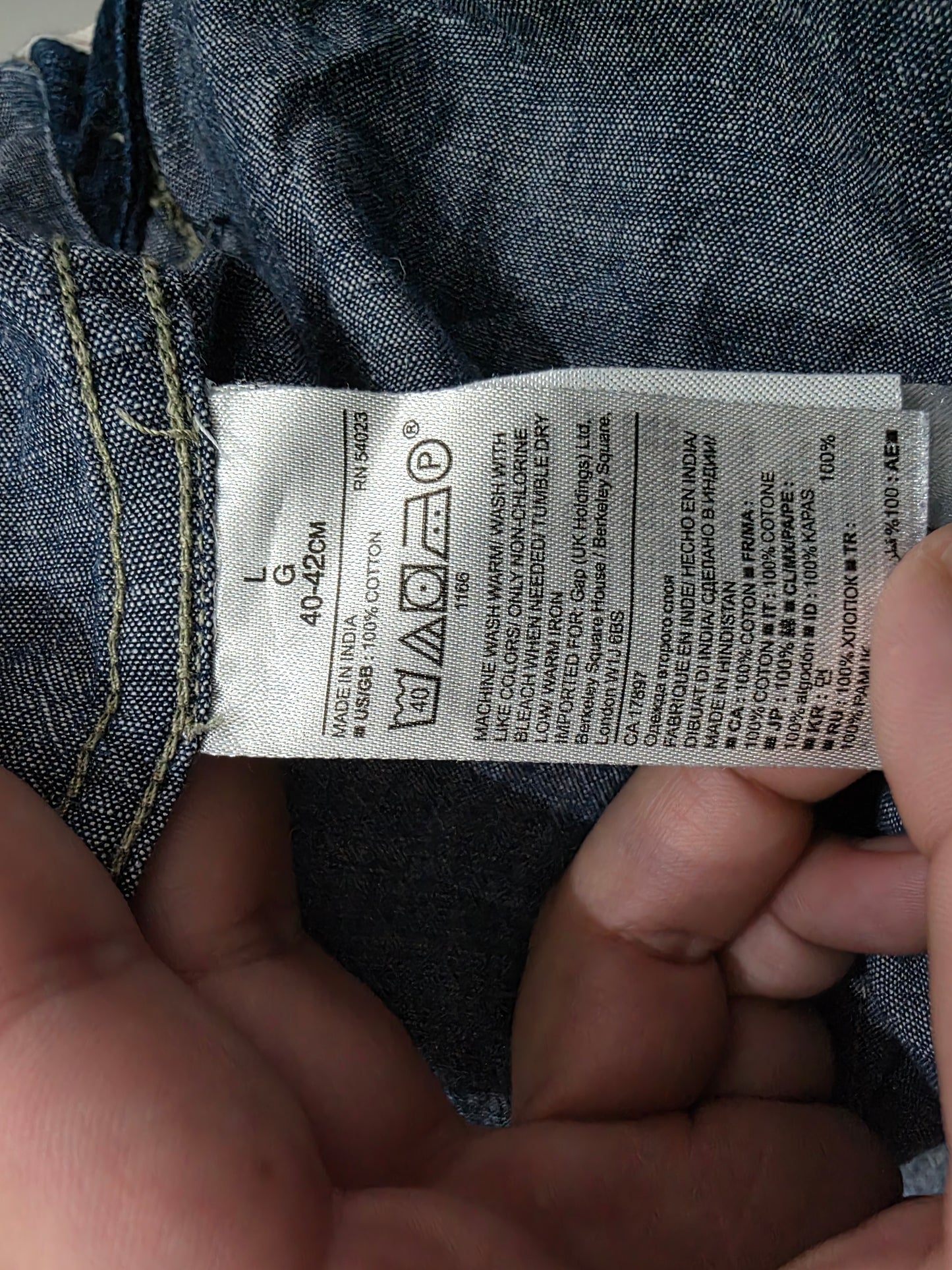 Camisa Banana Republic Grande L Azu