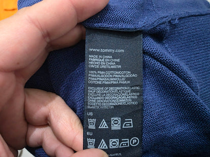 Sueter Tommy Hilfiger Grande L Azul Cuello V