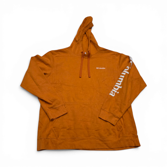 Sudadera Columbia Grande L Naranja Con Gorro