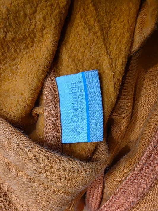 Sudadera Columbia Grande L Naranja Con Gorro