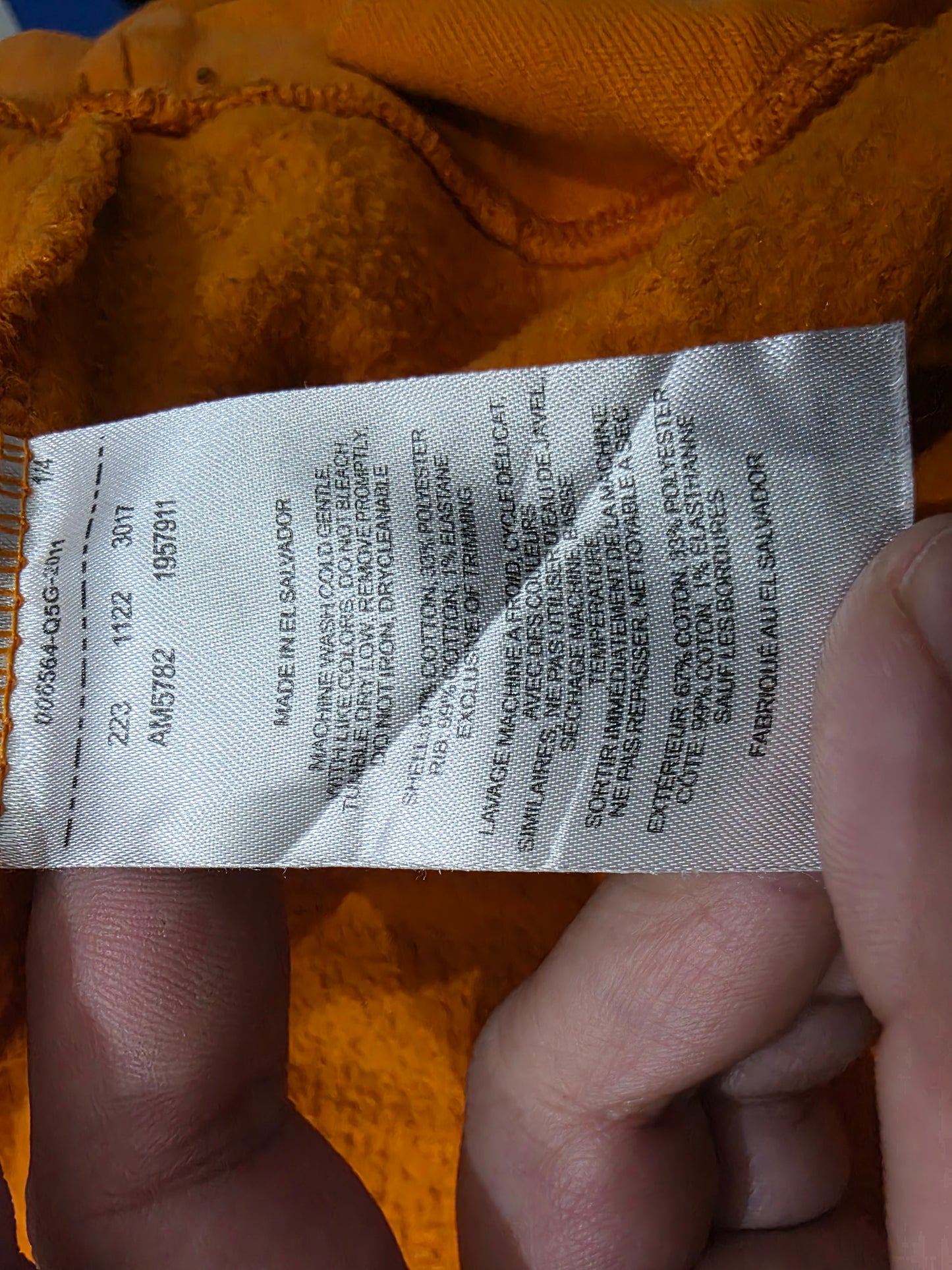 Sudadera Columbia Grande L Naranja Con Gorro