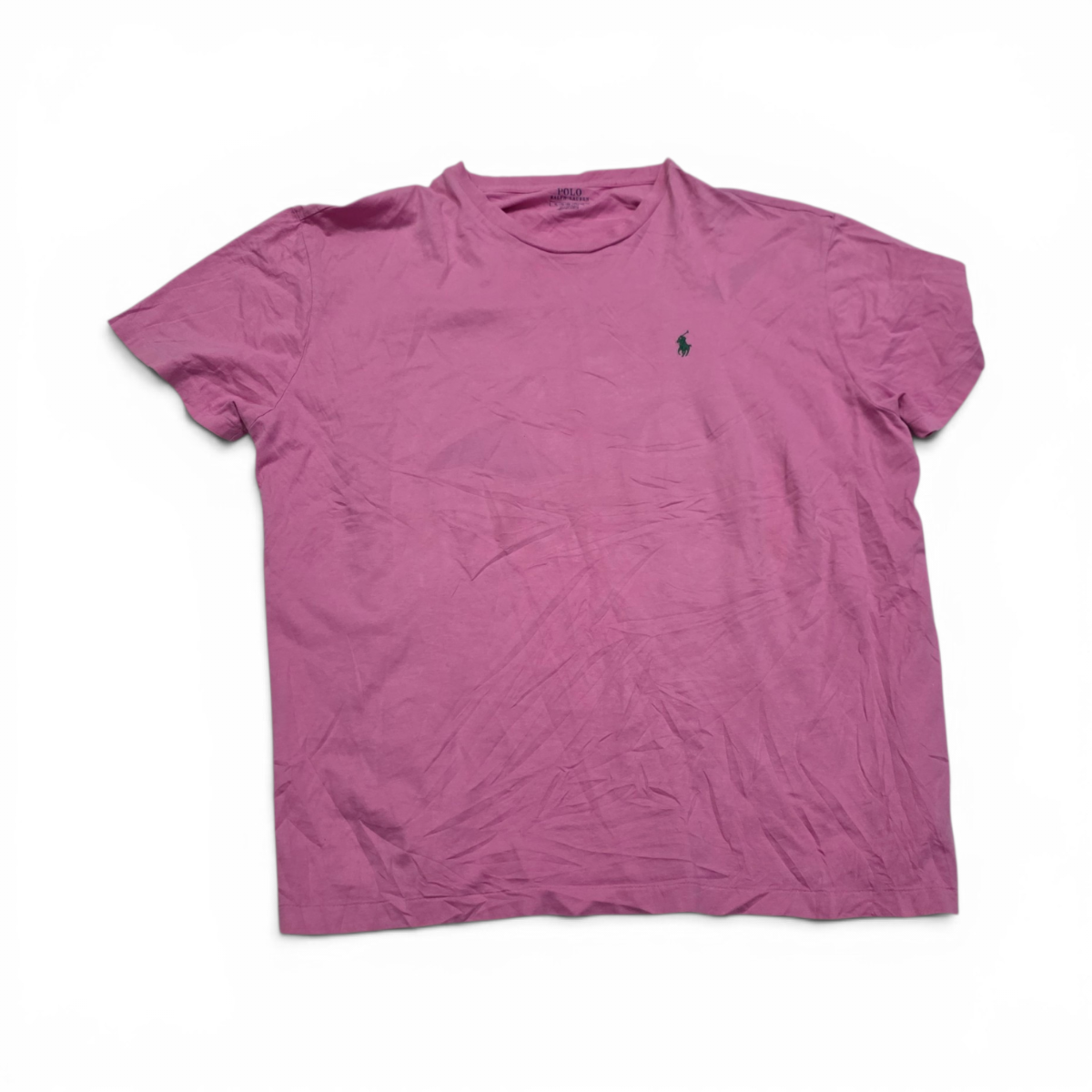 Playera Ralph Lauren Xgrande Xl Rosa Pony Verde