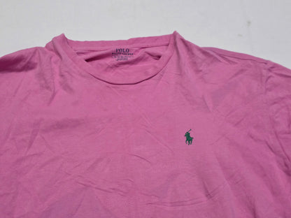 Playera Ralph Lauren Xgrande Xl Rosa Pony Verde