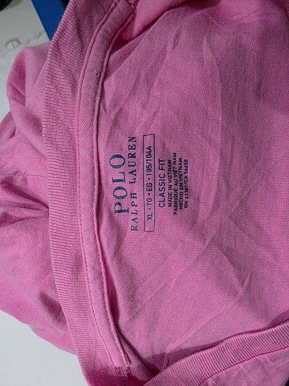 Playera Ralph Lauren Xgrande Xl Rosa Pony Verde