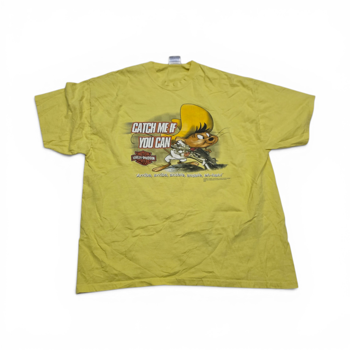 Playera Harley Davidson Xgrande Xl Amarillo Looney Tunes