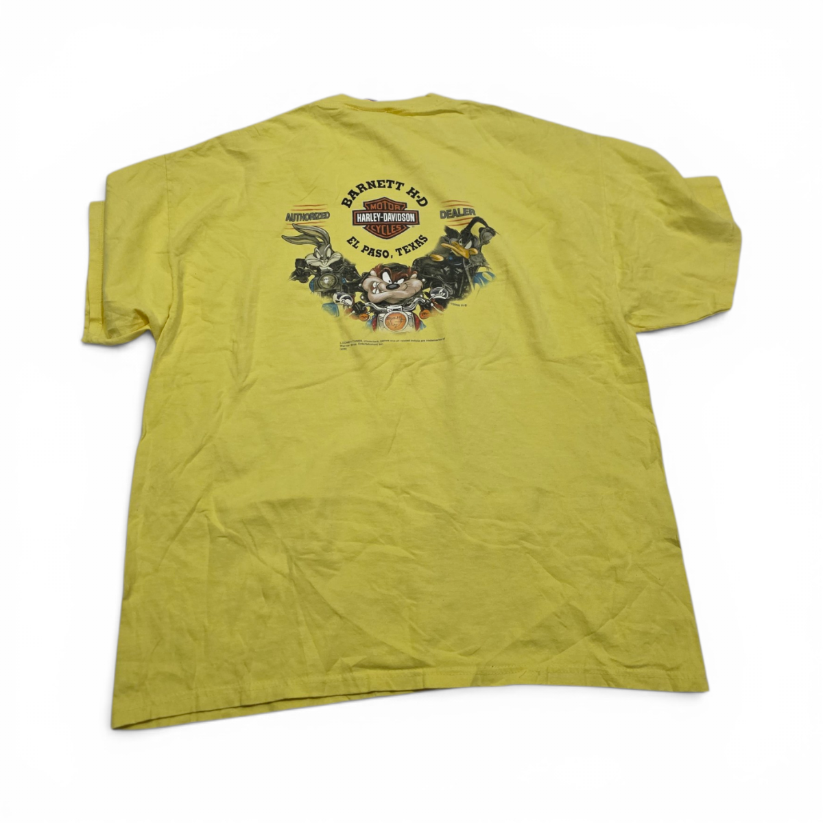 Playera Harley Davidson Xgrande Xl Amarillo Looney Tunes