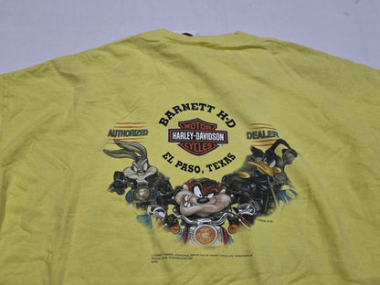 Playera Harley Davidson Xgrande Xl Amarillo Looney Tunes