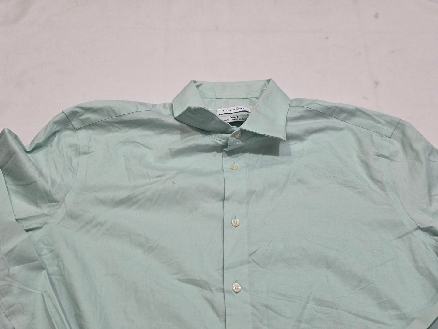 Camisa Calvin Klein Xgrande Xl Verde Menta