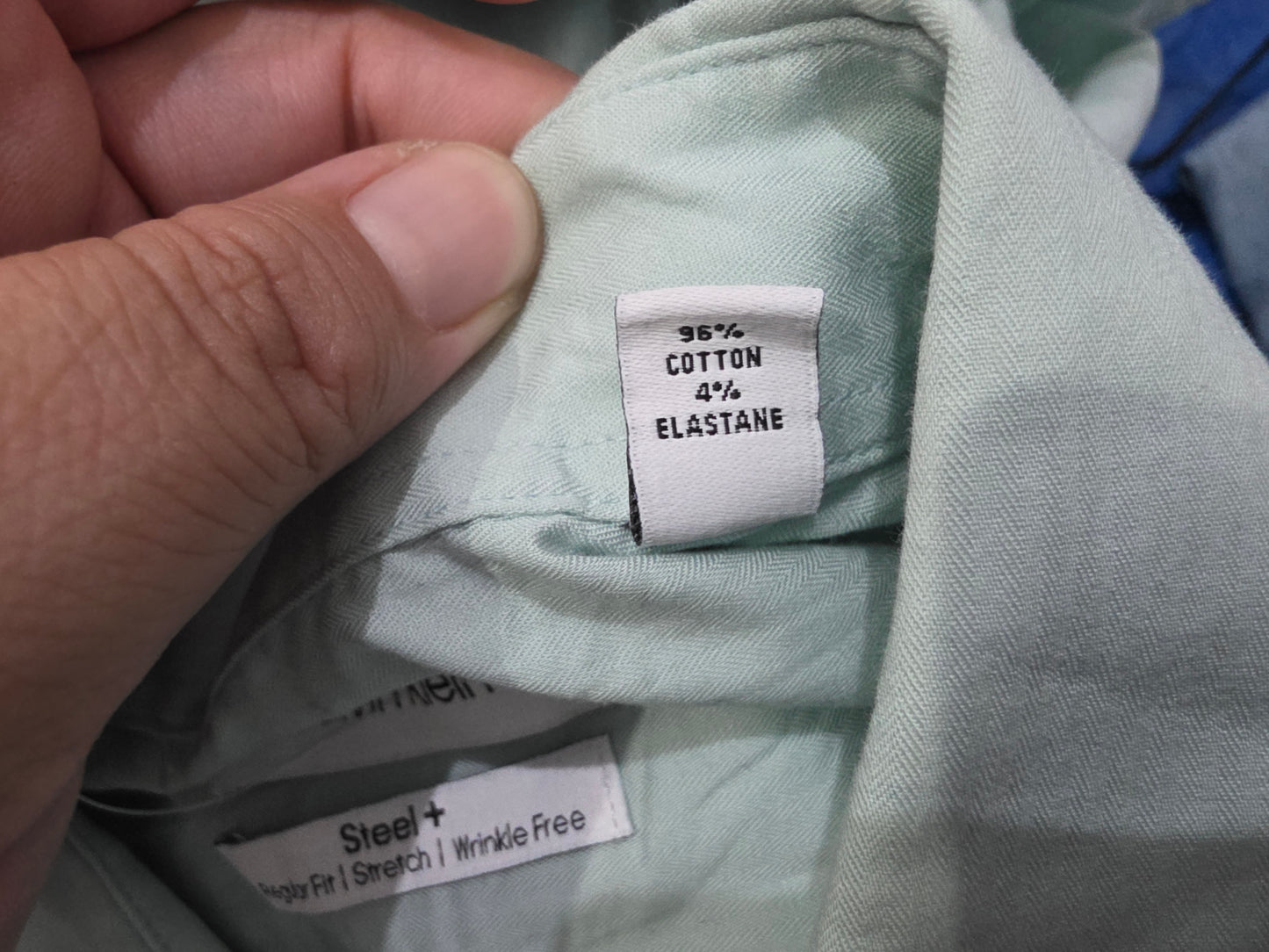 Camisa Calvin Klein Xgrande Xl Verde Menta