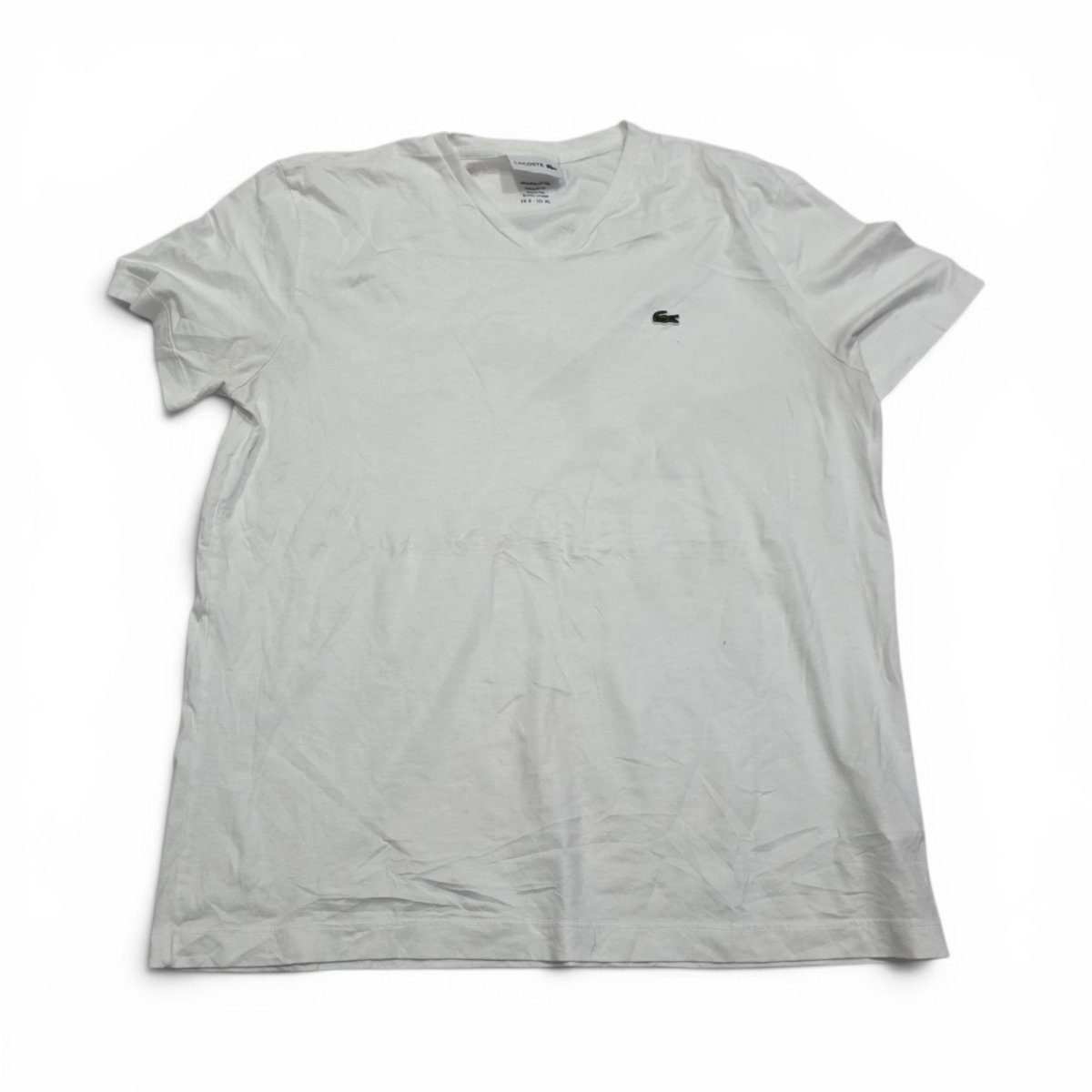 Playera Lacoste Xgrande Xl Fr 6 Blanco
