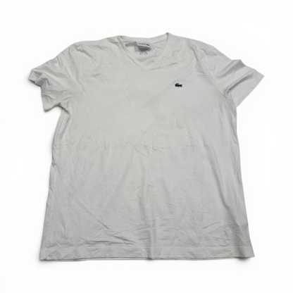 Playera Lacoste Xgrande Xl Fr 6 Blanco