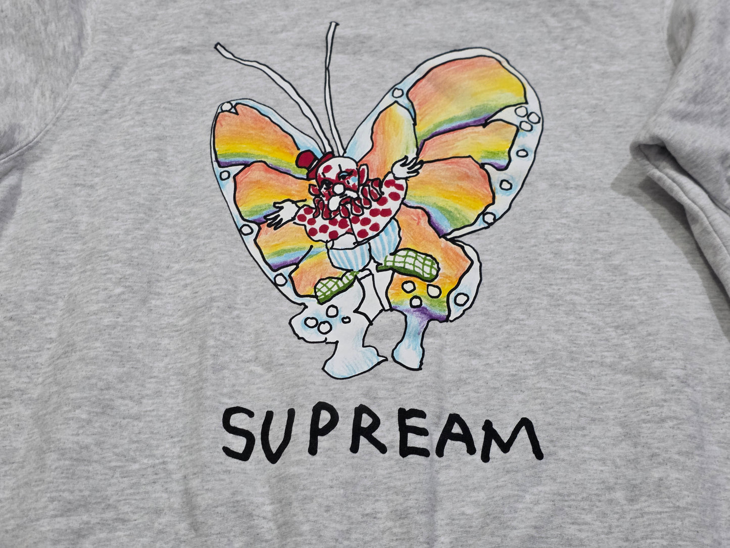 Sudadera Supreme Xgrande Xl Gris