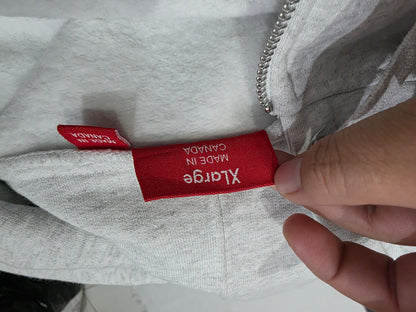 Sudadera Supreme Xgrande Xl Gris