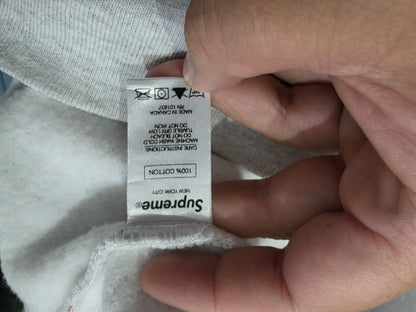 Sudadera Supreme Xgrande Xl Gris