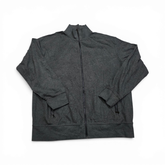 Sueter Con Cierre Ralph Lauren Xgrande Xl Gris Oscuro