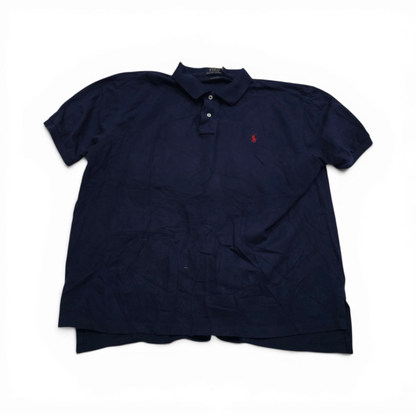 Playera Polo Ralph Lauren 2xl Azul Pony Rojo