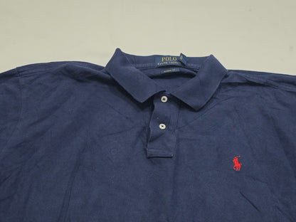 Playera Polo Ralph Lauren 2xl Azul Pony Rojo