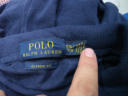 Playera Polo Ralph Lauren 2xl Azul Pony Rojo